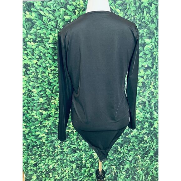 H&M black long sleeve body suit XL - Picture 2 of 12
